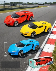 Kereta perlumbaan bandar Ferrari inersia 3 warna campuran