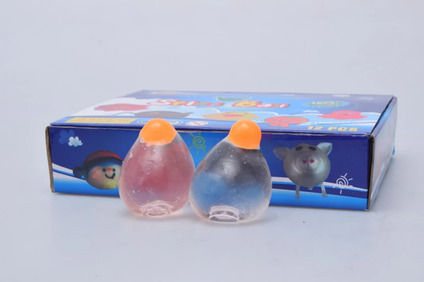TPR Transparent Egg Stress Squeeze Ball