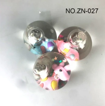 6.5cm Flashing Cartoon Deer Bouncy Ball