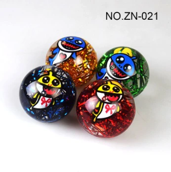 6.5cm Flashing Dinosaur Bouncy Ball