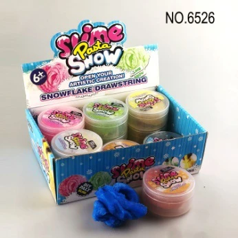 Lumpur serpihan salju, lumpur kristal, slime