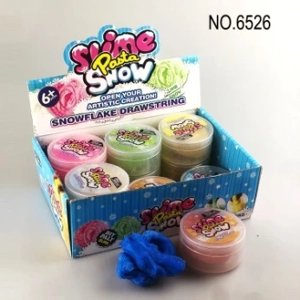Lumpur serpihan salju, lumpur kristal, slime