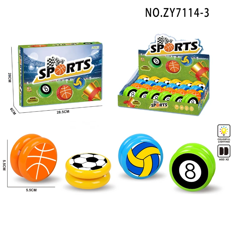 Bola Sepak Yoyo Warna Ganda
