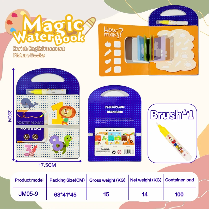 Pembelajaran Digital Buku Lukisan Air Handheld Buku Lukisan Air (Buku Senyap)