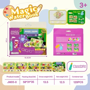 Huruf Inggeris EVA lukisan air buku lukisan air buku senyap (tebal)