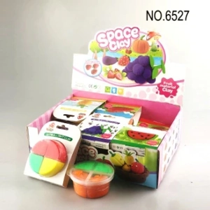 Light Clay, 12-Card Pack, 4-Color Fruit & Vegetable Round Cup, 288 Pcs Total