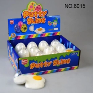 Slime air palsu simulasi telur pasir lumpur