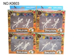 DIY lukisan dinosaur
