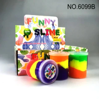 Lumpur kristal, slime, neon, slime fluorescent
