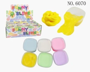 Puff lumpur slime macaron putty