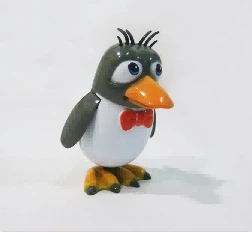 Wind-up Funny Penguin, ABS Material (MOQ: 10,000 pcs)