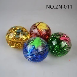 6.5cm Flashing Insect Bouncy Ball