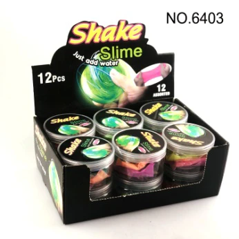 Slime Crystal Lumpur buatan sendiri DIY Shaklee cawan bulat besar