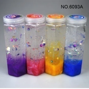 Lumpur kristal Slime High Silinder botol bawah laut dunia kerang