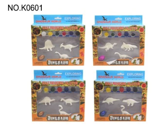 DIY lukisan dinosaurus