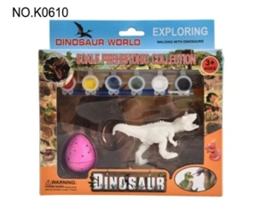 DIY lukisan dinosaurus