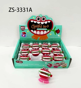 12 pcs / kotak; rantai atas (termasuk mawar) melompat gigi (tubuh: HI + PS + kaki: bahan ABS)