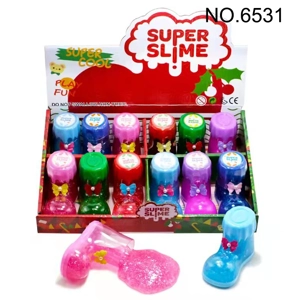 Lumpur kristal slime slime kupu-kupu kecil sepatu bot bentuk