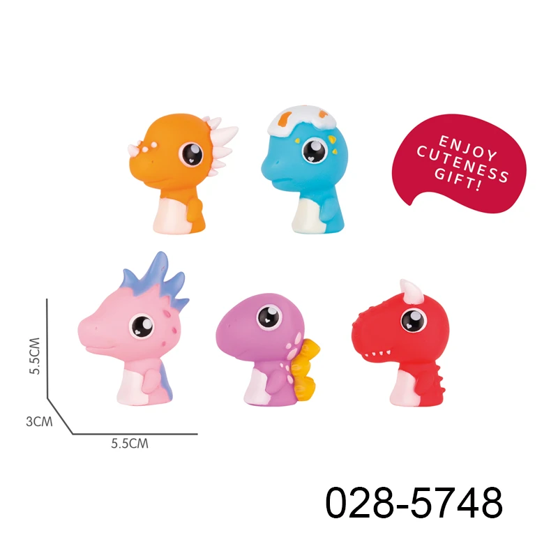 Penutup kepala dinosaur dengan jari