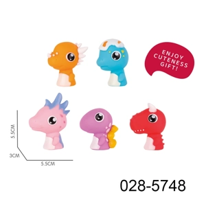 Penutup kepala dinosaur dengan jari