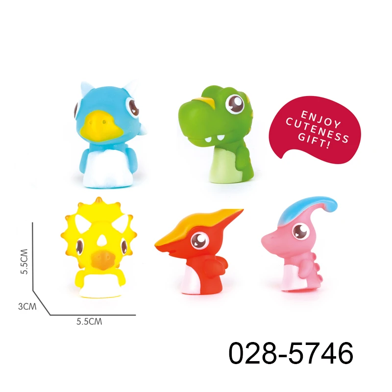 Penutup kepala dinosaur dengan jari