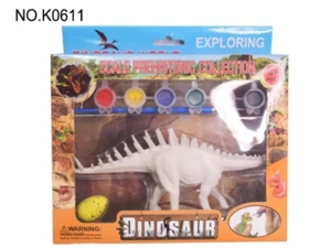 DIY lukisan dinosaurus