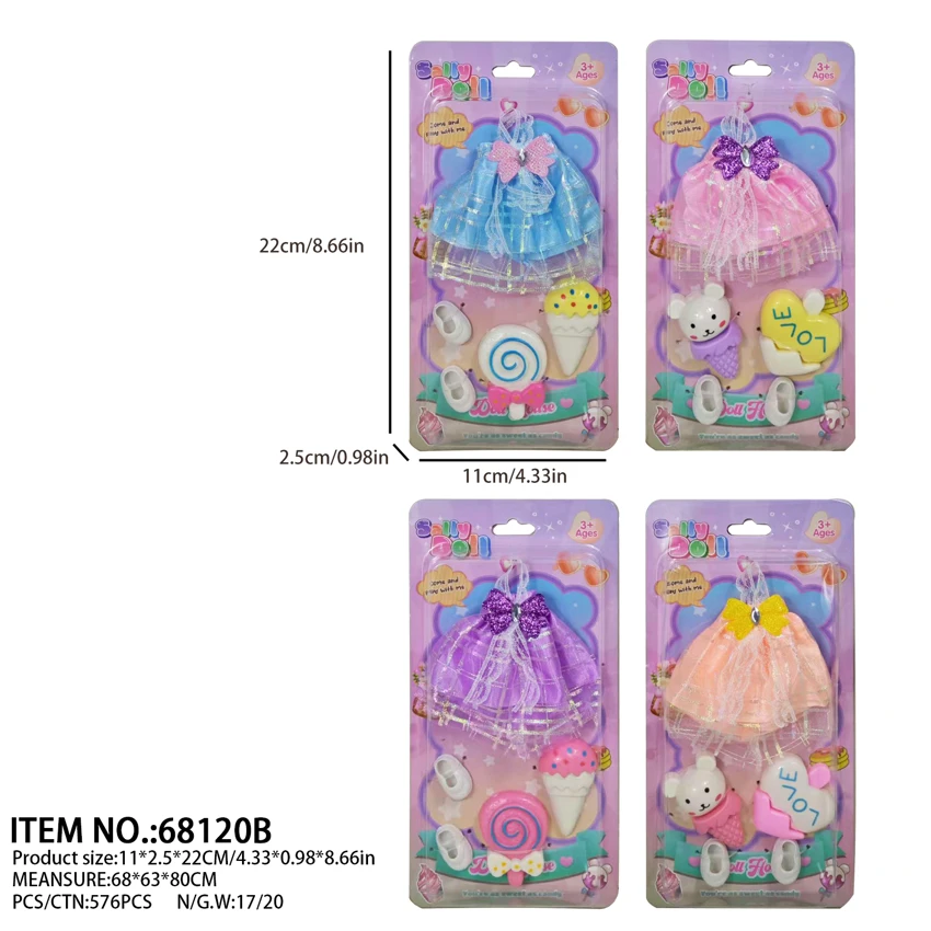 6-inch Garment & Accessory PVC Hang Card