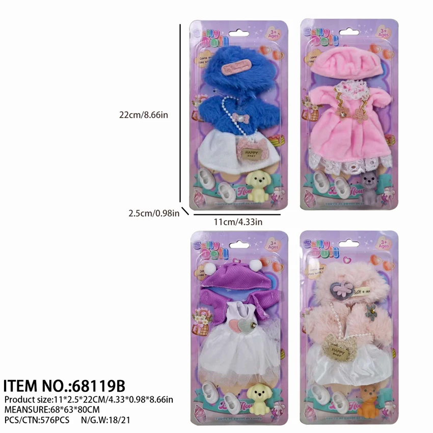 6-inch Garment & Accessory PVC Hang Card