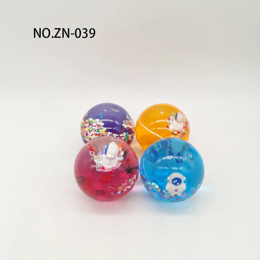 TPU 5.5CM Minyak dan air mengambang bola elastis astronot