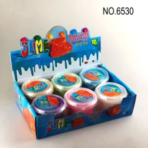 Crystal Mud, Slime 6PCS Small Bucket 300g Pearlescent Mud