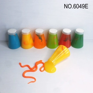 Conical Flask TPR Soft Rubber Animal Snake Slime Putty Mud