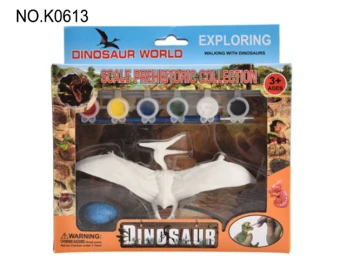 DIY lukisan dinosaur