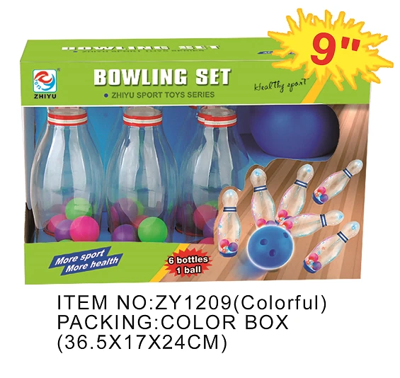 9 1⁄2 inci bola bowling berwarna-warni