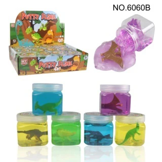 Lumpur Kristal Dinosaur Haiwan Slime Lumpur Telus Tinggi