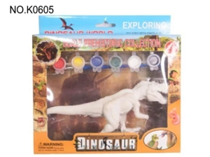 DIY lukisan dinosaur