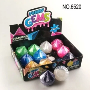 lumpur kristal slime putty berlian serbuk mutiara