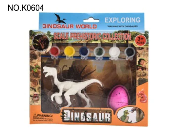 DIY lukisan dinosaur