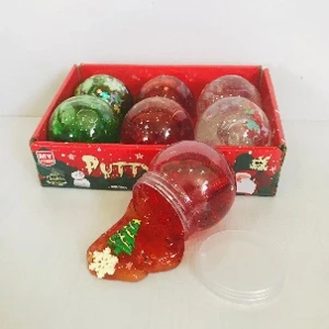 Crystal Mud, Slime Christmas Snowflake Putty