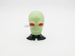 Wind-up Luminous Jumping Skull, ABS Material (MOQ: 10,000 pcs)