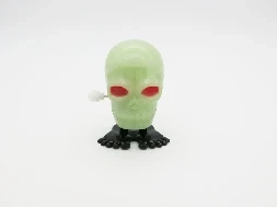 Wind-up Luminous Jumping Skull, ABS Material (MOQ: 10,000 pcs)