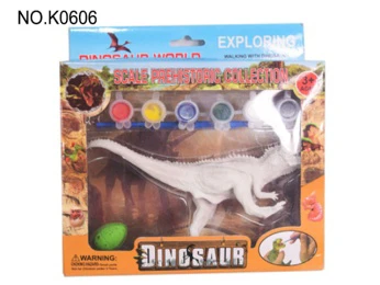 DIY lukisan dinosaur