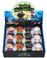 12 pcs/box, 4 Assorted Wind-up Toys: Witch, Pumpkin, Black Cat & Ghost