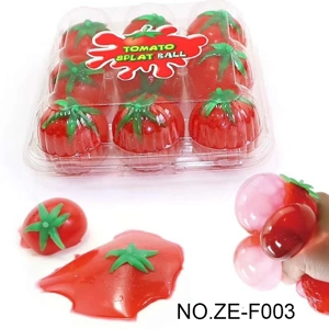 TPR Tomato Stress Squeeze Ball