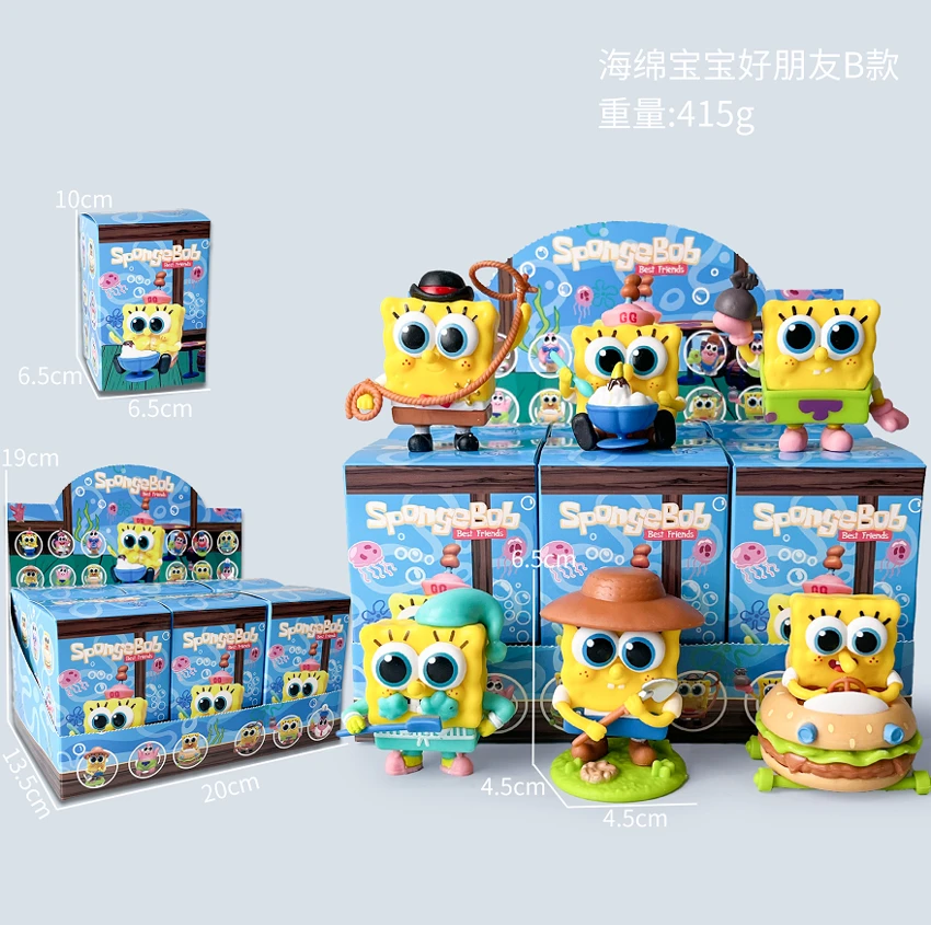 SpongeBob figurine good friends set B 6 styles