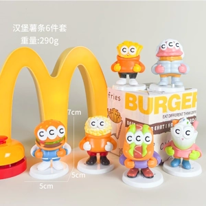 SpongeBob figurine hamburger and fries 6 styles