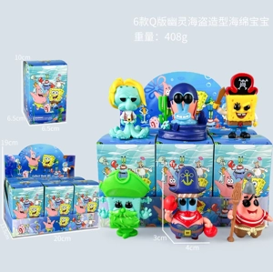 SpongeBob Figure Q Version Ghost Pirate Style 6 Styles