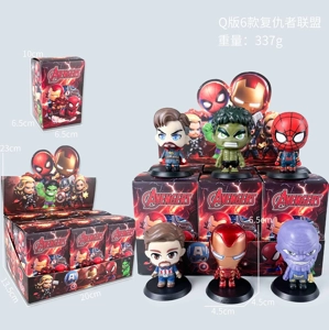 Avengers Action Figure Q Version Avengers B Set Six Styles