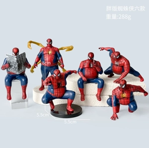 Avengers Action Figure Fat Spider-Man Six Styles