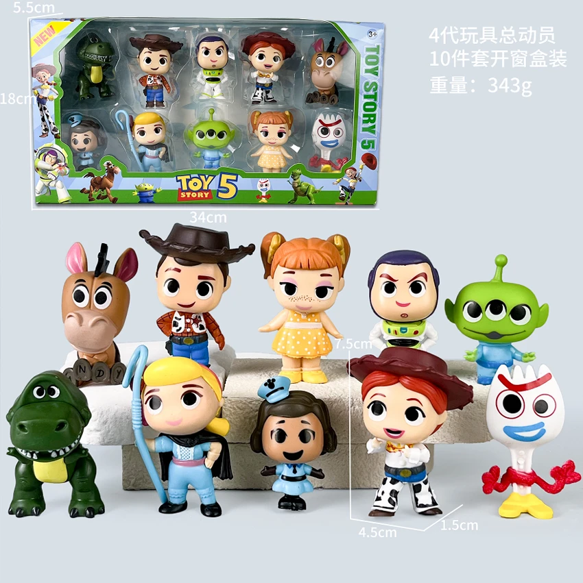 Disney Toy Story 4th Generation 10 Styles Window Box