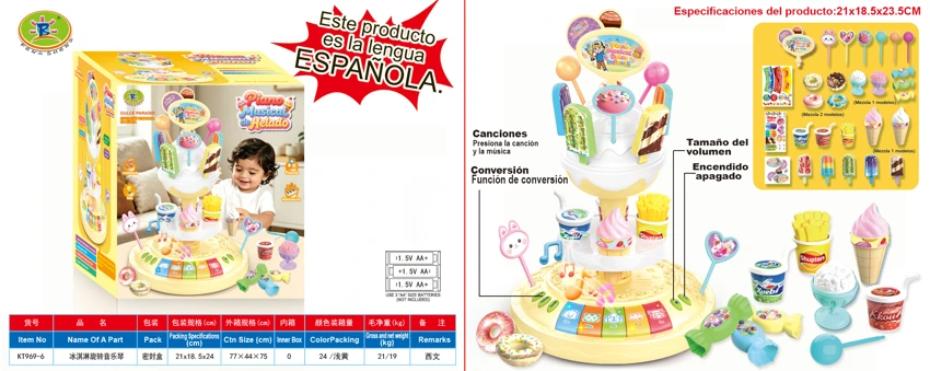 Ice Cream Spinning Music Piano